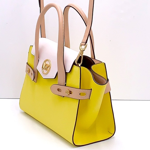 MICHAEL KORS
Carmen Medium Faux Leather Belted Satchel SUNSHINE MULTI CO… - Picture 3 of 16